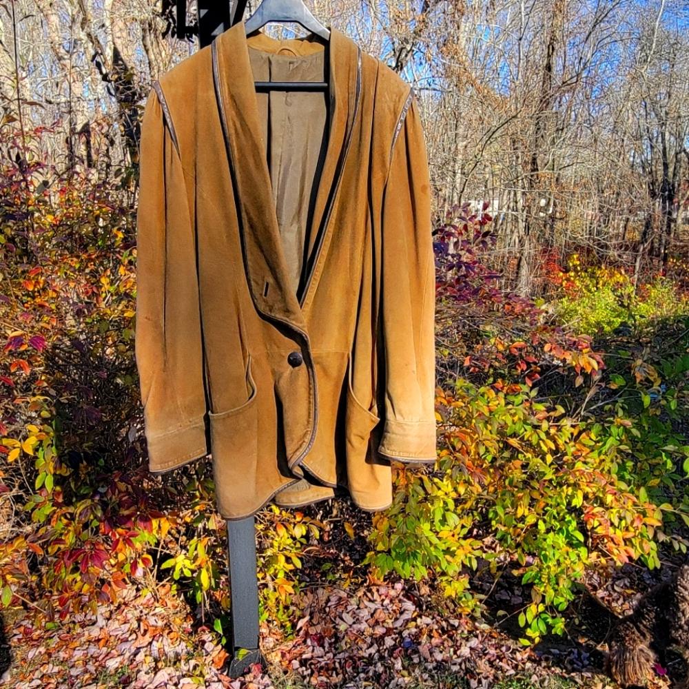 Suede coat